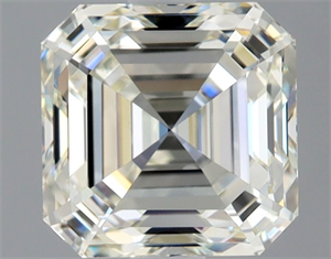 Picture of Natural Diamond 1.70 Carats, Asscher with  Cut, K Color, VVS2 Clarity and Certified by GIA