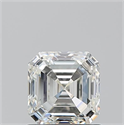 Diamante Natural 1.01 quilates, Asscher , Color I, claridad VVS2 y certificado GIA