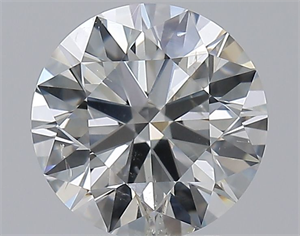 Picture of Natural Diamond 2.60 Carats, Round with Excellent Cut, I Color, SI2 Clarity and Certified by GIA