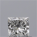 Natural Diamond 0.45 Carats, Princess with  Cut, F Color, VS1 Clarity and Certified by GIA