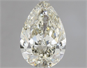 Natural Diamond 1.50 Carats, Pear with  Cut, L Color, SI2 Clarity and Certified by GIA