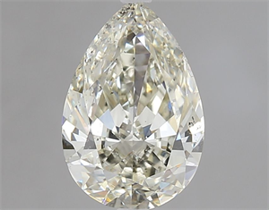 Foto Diamante Natural 1.50 quilates, De pera , Color L, claridad SI2 y certificado GIA de
