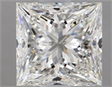 Natural Diamond 0.70 Carats, Princess with  Cut, G Color, VVS1 Clarity and Certified by GIA