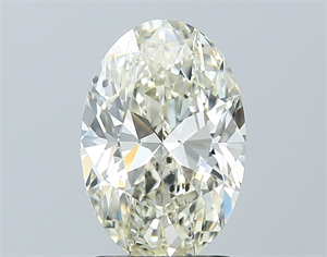 Foto Diamante Natural 2.01 quilates, Ovalado , Color L, claridad SI2 y certificado GIA de