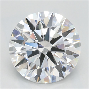 Picture of Lab Grown Diamond 2.57 Carats, Round with Ideal Cut, D Color, IF Clarity and Certified by IGI