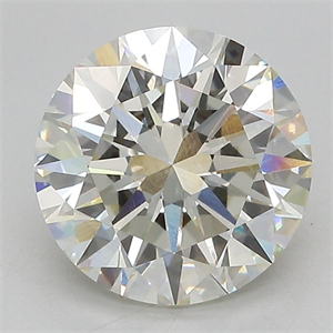 Picture of Lab Grown Diamond 3.02 Carats, Round with Excellent Cut, J Color, VS1 Clarity and Certified by IGI