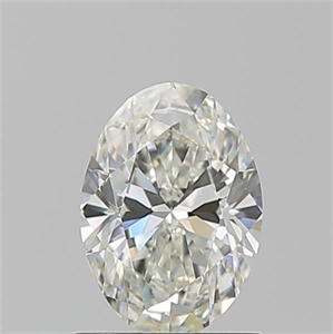 Picture of Natural Diamond 0.91 Carats, Oval with  Cut, I Color, VS2 Clarity and Certified by GIA