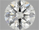 Natural Diamond 2.45 Carats, Round with Excellent Cut, I Color, SI2 Clarity and Certified by GIA