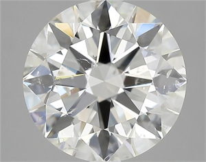 Picture of Natural Diamond 2.45 Carats, Round with Excellent Cut, I Color, SI2 Clarity and Certified by GIA