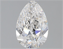 Diamante Natural 0.85 quilates, De pera , Color F, claridad SI2 y certificado GIA