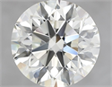 Natural Diamond 3.63 Carats, Round with Excellent Cut, L Color, IF Clarity and Certified by IGI