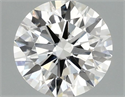 Lab Grown Diamond 1.57 Carats, Round with Ideal Cut, H Color, VS1 Clarity and Certified by IGI