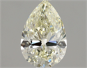 Natural Diamond 0.80 Carats, Pear with  Cut, K Color, SI2 Clarity and Certified by HRD