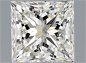 Natural Diamond 1.52 Carats, Princess with  Cut, I Color, VS2 Clarity and Certified by GIA