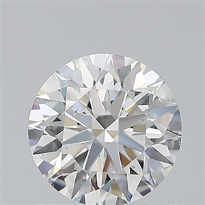 Picture of Natural Diamond 0.72 Carats, Round with Excellent Cut, G Color, VS2 Clarity and Certified by GIA
