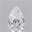 Natural Diamond 1.04 Carats, Pear with  Cut, D Color, SI1 Clarity and Certified by GIA