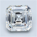 Natural Diamond 3.25 Carats, Asscher with  Cut, D Color, VVS1 Clarity and Certified by GIA