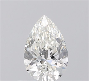Picture of Natural Diamond 0.50 Carats, Pear with  Cut, H Color, VVS2 Clarity and Certified by IGI