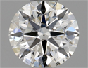 Natural Diamond 0.40 Carats, Round with Excellent Cut, F Color, SI2 Clarity and Certified by GIA