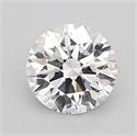 Lab Grown Diamond 1.04 Carats, Round with Ideal Cut, D Color, VVS2 Clarity and Certified by IGI