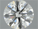 Diamante Natural 0.50 quilates, Redondo , Color J, claridad VVS2 y certificado GIA