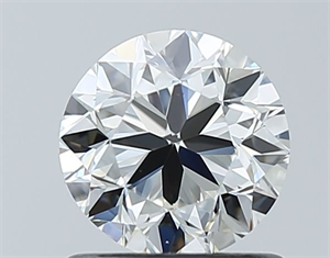 Picture of Natural Diamond 0.90 Carats, Round with Very Good Cut, H Color, VVS2 Clarity and Certified by GIA