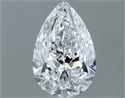 Diamante Natural 0.70 quilates, De pera , Color E, claridad VS1 y certificado GIA
