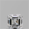 Natural Diamond 0.60 Carats, Asscher with  Cut, D Color, VS1 Clarity and Certified by GIA