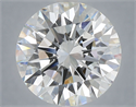 Lab Grown Diamond 6.03 Carats, Round with Excellent Cut, E Color, VVS2 Clarity and Certified by IGI