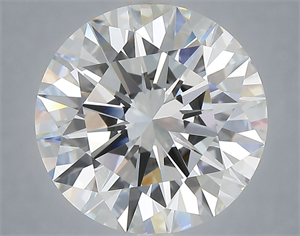 Picture of Lab Grown Diamond 6.03 Carats, Round with Excellent Cut, E Color, VVS2 Clarity and Certified by IGI