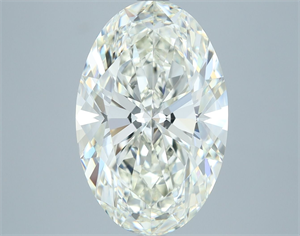 Picture of Natural Diamond 5.16 Carats, Oval with  Cut, I Color, IF Clarity and Certified by IGI
