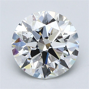 Picture of Natural Diamond 2.50 Carats, Round with Excellent Cut, F Color, VS1 Clarity and Certified by GIA
