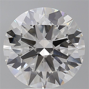 Picture of Lab Grown Diamond 6.46 Carats, Round with Excellent Cut, F Color, VVS2 Clarity and Certified by IGI