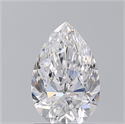 Natural Diamond 1.50 Carats, Pear with  Cut, D Color, VVS1 Clarity and Certified by GIA