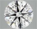 Del inventario de diamantes de laboratorio, 5.03 quilates, Redondo , Color E, claridad VVS2 y certificado IGI