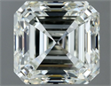 Natural Diamond 1.01 Carats, Asscher with  Cut, I Color, VVS2 Clarity and Certified by IGI