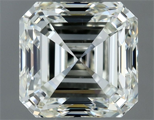 Picture of Natural Diamond 1.01 Carats, Asscher with  Cut, I Color, VVS2 Clarity and Certified by IGI