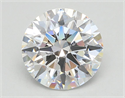 Lab Grown Diamond 3.05 Carats, Round with Ideal Cut, E Color, VVS2 Clarity and Certified by IGI