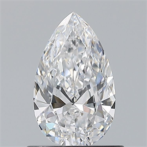 Picture of Natural Diamond 0.70 Carats, Pear with  Cut, D Color, IF Clarity and Certified by GIA