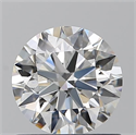 Natural Diamond 0.90 Carats, Round with Excellent Cut, I Color, SI1 Clarity and Certified by GIA