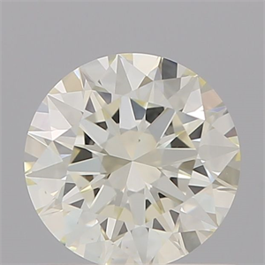 Picture of Natural Diamond 0.77 Carats, Round with Excellent Cut, J Color, VS1 Clarity and Certified by IGI