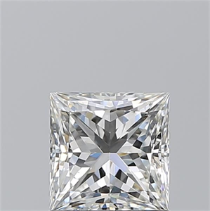 Picture of Natural Diamond 1.02 Carats, Princess with  Cut, H Color, VVS2 Clarity and Certified by GIA