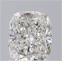 Natural Diamond 0.71 Carats, Cushion with  Cut, F Color, VVS2 Clarity and Certified by GIA