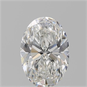 Natural Diamond 1.21 Carats, Oval with  Cut, F Color, VVS1 Clarity and Certified by GIA