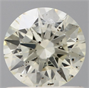 Natural Diamond 0.71 Carats, Round with Excellent Cut, M Color, SI2 Clarity and Certified by IGI