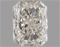 Natural Diamond 0.70 Carats, Radiant with  Cut, J Color, SI1 Clarity and Certified by GIA
