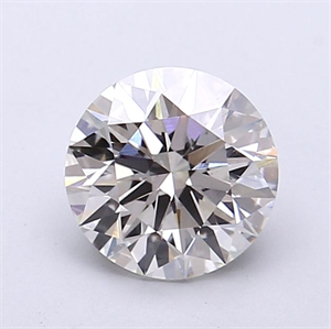Picture of Lab Grown Diamond 1.28 Carats, Round with Ideal Cut, H Color, VS1 Clarity and Certified by IGI