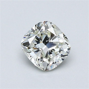 Picture of Natural Diamond 0.60 Carats, Cushion with  Cut, K Color, SI1 Clarity and Certified by GIA