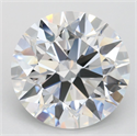 Lab Grown Diamond 4.01 Carats, Round with Ideal Cut, D Color, IF Clarity and Certified by IGI