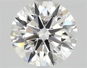 Picture of Natural Diamond 2.01 Carats, Round with Excellent Cut, E Color, VVS2 Clarity and Certified by GIA